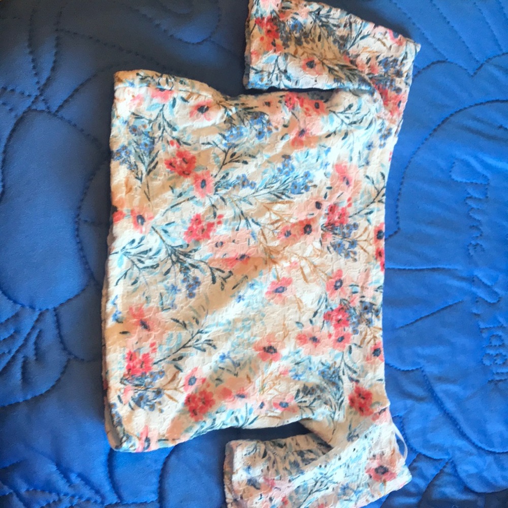 Floral crop top
